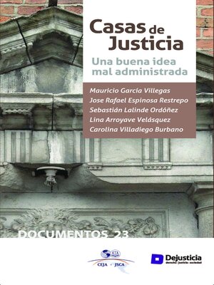 cover image of Casas de justicia